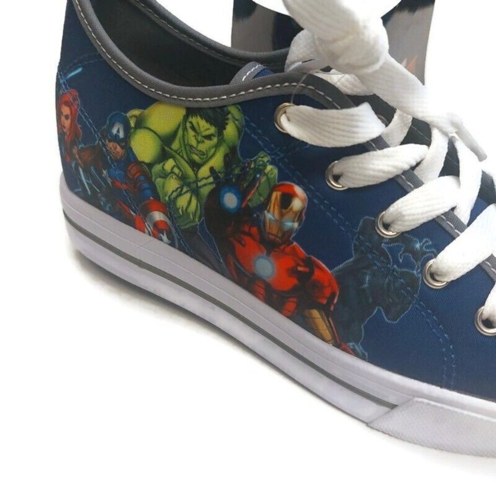 HEELYS Marvel Avengers Skate Shoes HES10505 Hulk Blue Youth Size 6 Womens Size 7 - Picture 2 of 9
